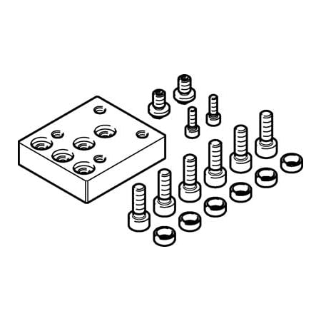 Festo Adapter Kit HMSV-70 HMSV-70